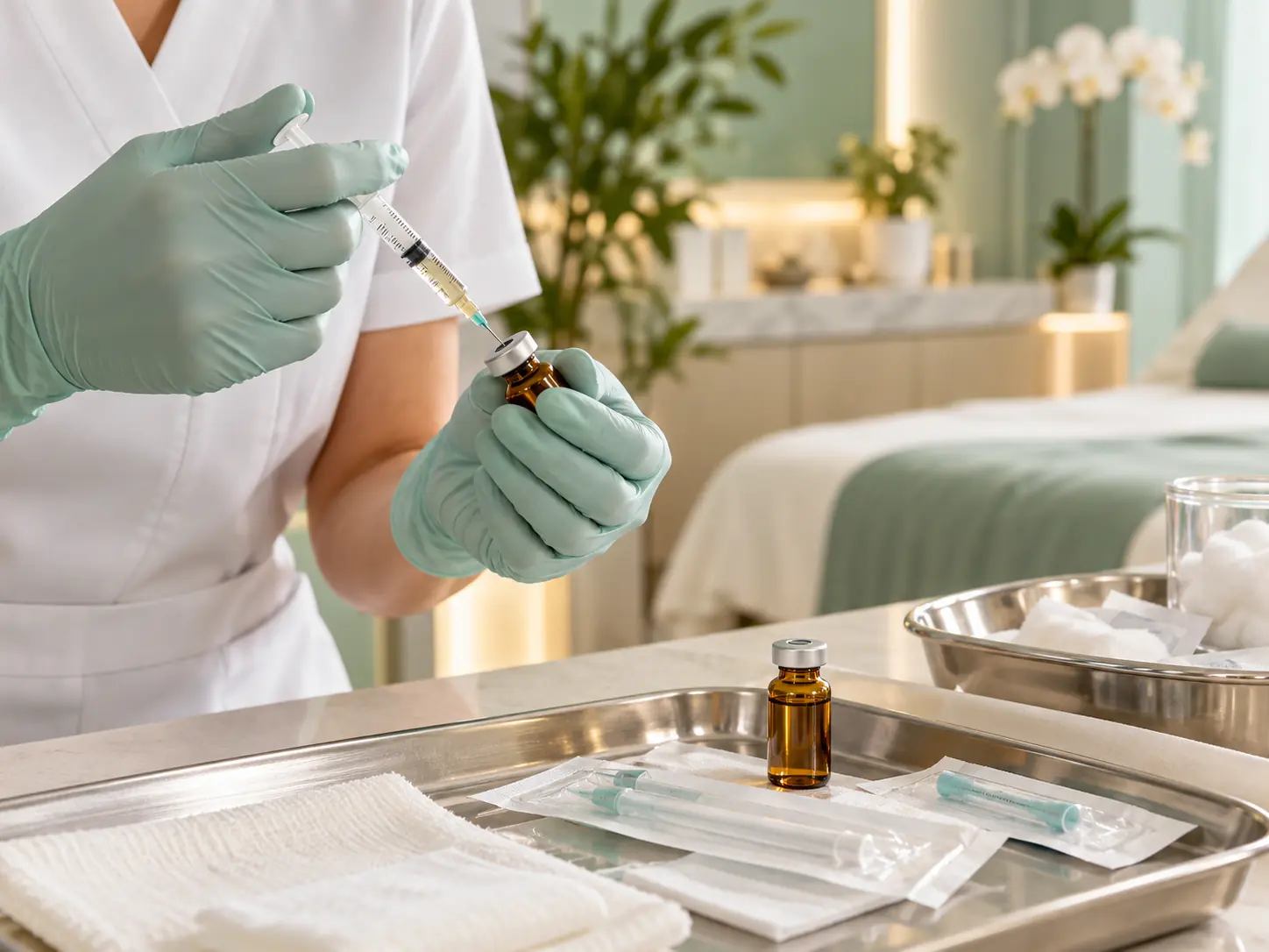 Preparation for a professional wellness injection